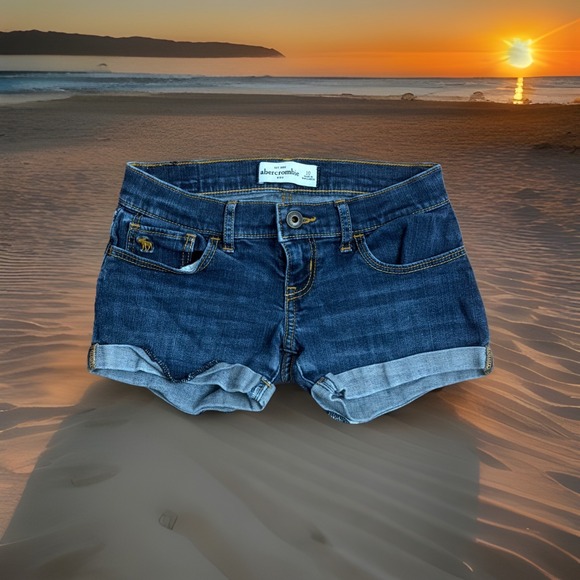 Abercrombie & Fitch Other - Abercrombie Kids Girls Sz 10 Lowrise Jeans Shorts EUC